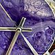 Часы из эпоксидной смолы «Фиолет». Часы классические. Елена Гала. Ярмарка Мастеров.  Фото №6