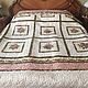 Quilted patchwork bedspread, Bedspreads, Yaroslavl,  Фото №1