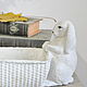 Pots with hares Provence concrete container basket with rabbits, Pots1, Azov,  Фото №1