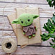 Soft knitted toy Baby Yoda. Stuffed Toys. samacvetik. Online shopping on My Livemaster.  Фото №2
