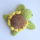 Sea turtle plush toy, knitted turtle toy gift. Christmas gifts. crochetsofttoys. Online shopping on My Livemaster.  Фото №2