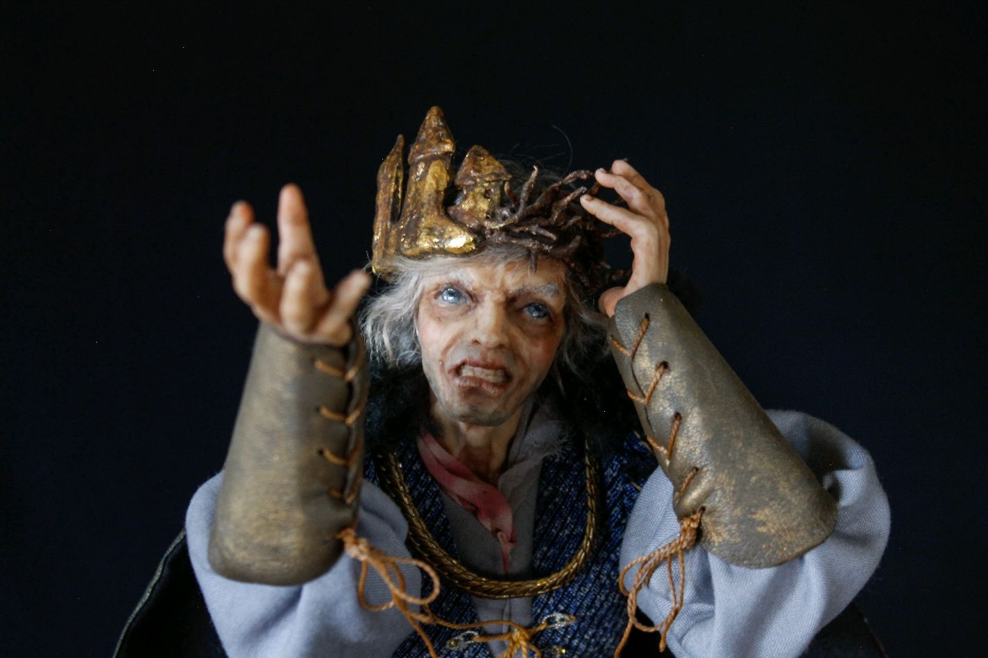 Король Лир авторская художественная кукла по пьесе Шекспира купить в ...