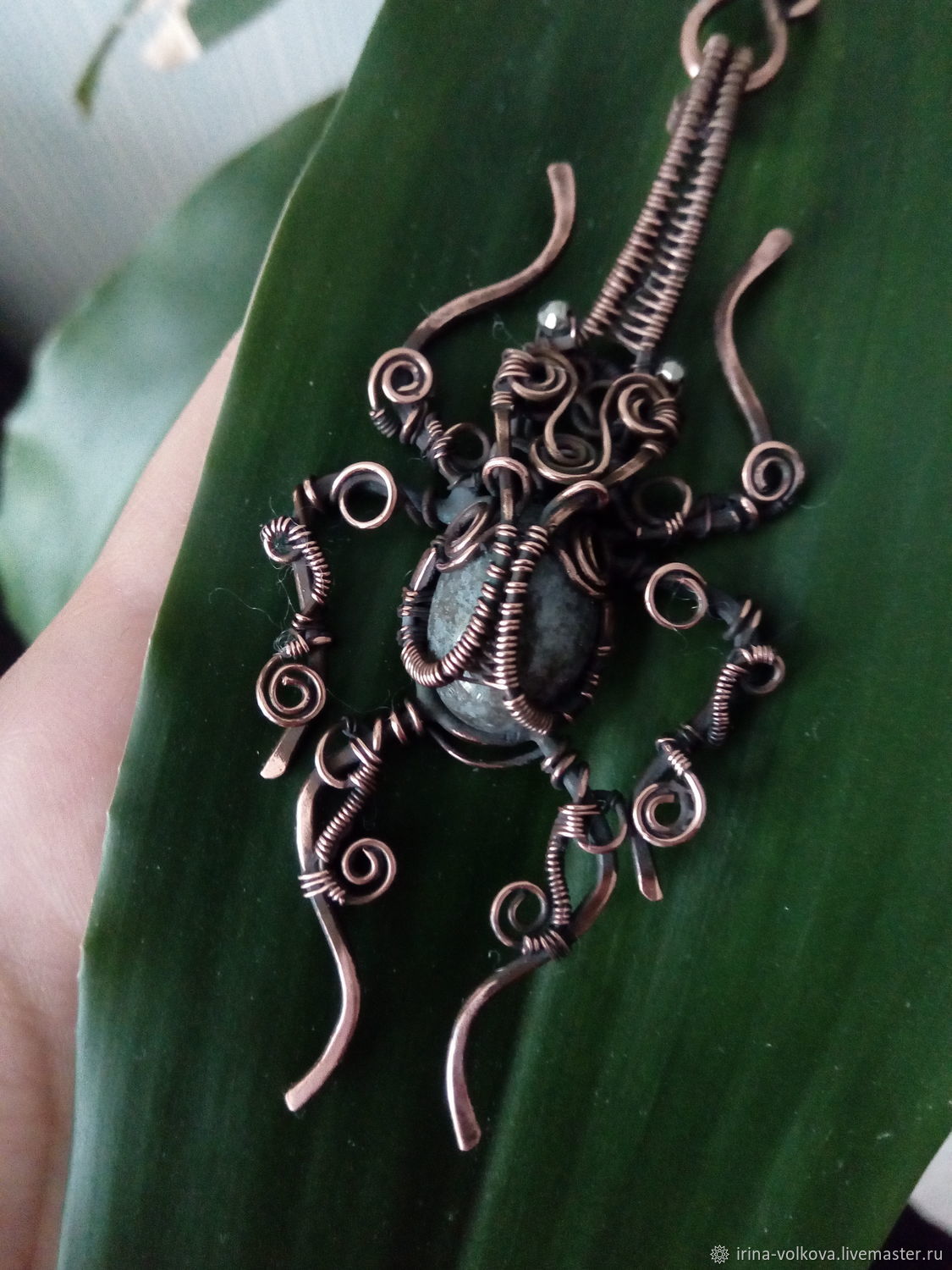 Стрекоза wire Wrap