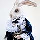 Teddy Animals: March Rabbit. Teddy Toys. Milaniya Dolls (milaniyadolls). My Livemaster. Фото №4