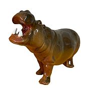 Для дома и интерьера handmade. Livemaster - original item Hippopotamus : author`s statuette. Handmade.