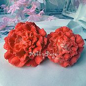 Материалы для творчества handmade. Livemaster - original item Silicone mold Garden Carnation large and small. Handmade.