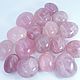 Rose quartz (large galt 47 - 57 mm)Vorondolo, Madagascar. Cabochons. Stones of the World. My Livemaster. Фото №5