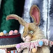Куклы и игрушки handmade. Livemaster - original item Teddy Giovanni rabbit circus rabbit collectible author`s bunny. Handmade.