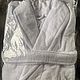 White plush bathrobe (velour mahra). Robes. Warm gift. Online shopping on My Livemaster.  Фото №2