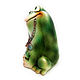 Ceramic figurine 'Frog with dragonfly'. Figurines. aboka. My Livemaster. Фото №5