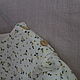  Хлопковое сливочное платье в цветочек-размер 46-48. Платья. UTRO WEAR. Ярмарка Мастеров.  Фото №4
