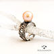 Pink cheese. Ring. Silver, pearl. Rings. jewelart. Online shopping on My Livemaster.  Фото №2