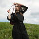 Order Black Linen Jumpsuit «Nadja». mongolia. Livemaster. . Jumpsuits & Rompers Фото №3