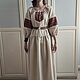 Slavic linen dress with poneva set. Dresses. Kupava - ethno/boho. My Livemaster. Фото №5