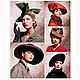 V7464 Выкройка 5 Винтажных женских шляп 1930-1940 г. VOGUE, Выкройки для шитья, Санкт-Петербург,  Фото №1