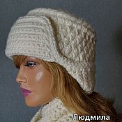 "Катрин" - летняя шапочка с декором
