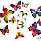 Butterflies 'rainbow mix'. Scrapbooking Elements. Oksana. Online shopping on My Livemaster.  Фото №2