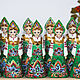 Figurines: Wooden figures in different colors. Figurines in Russian style. The most beautiful toys. My Livemaster. Фото №5