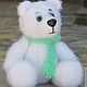Knitted Snowy Bear, Stuffed Toys, Sochi,  Фото №1