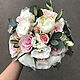 Букет невесты розовая гамма с пионами. Свадебные букеты. Arina Mann Flowers. Ярмарка Мастеров.  Фото №4