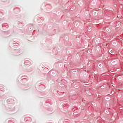 Материалы для творчества handmade. Livemaster - original item Czech beads 10/0 Pink procras 38126 10 g Preciosa. Handmade.