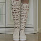 boots: ' Inna'. High Boots. KnittedBoots. My Livemaster. Фото №5