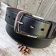 Leather belt for jeans, Straps, Kineshma,  Фото №1