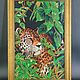 Embroidered picture 'Cheetah', Pictures, Velikiy Novgorod,  Фото №1