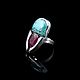 Scarab ring with ruby and turquoise. Rings. geliar. My Livemaster. Фото №4
