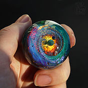 Сувениры и подарки handmade. Livemaster - original item Glass ball Musica mundana 2.  Sphere Meditation Galaxy Space Universe. Handmade.