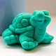 Silicone mold for soap 'Little turtle 3D', Form, Shahty,  Фото №1