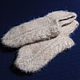 Women's knitted slippers Colour of ecru. Socks. Warm Yarn. My Livemaster. Фото №5