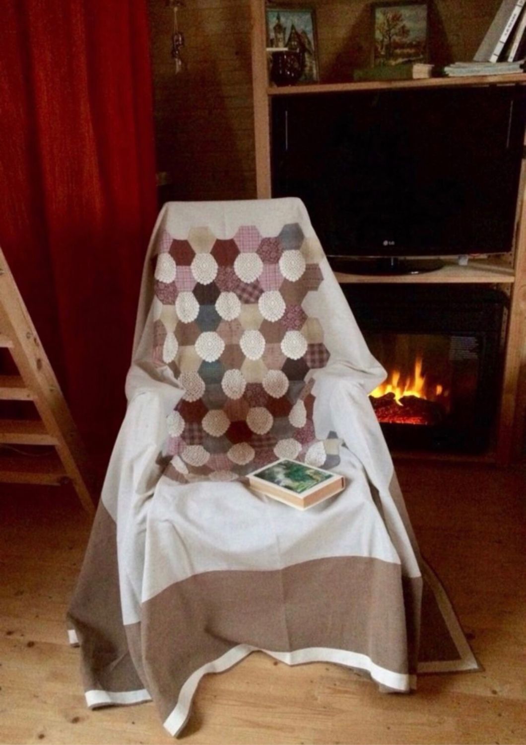 Небеленый суровый лен – купить на Ярмарке Мастеров – FK5JZRU | Ткани ...