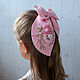 Bow Hairpin Pink Linen - Embroidery Flowers. Hairpins. annetka-ann (annetka-ann). My Livemaster. Фото №4