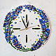 wall clock Lavander. Watch. Artiglass. Online shopping on My Livemaster.  Фото №2