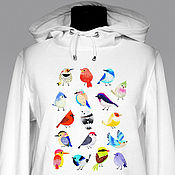 Одежда handmade. Livemaster - original item Bird hoodie. Handmade.