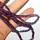 Заказать Аметист 3,5мм нить 32см. Beads. Ярмарка Мастеров. . Бусины Фото №3