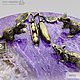 Order Money amulet - hoarding mice bronze, pearl, charoite. Miner premium - Ltd Moscow (mineralpremium). Livemaster. . Money magnet Фото №3