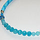 'Aquamarine sky'. Necklace. Inspiration. Online shopping on My Livemaster.  Фото №2