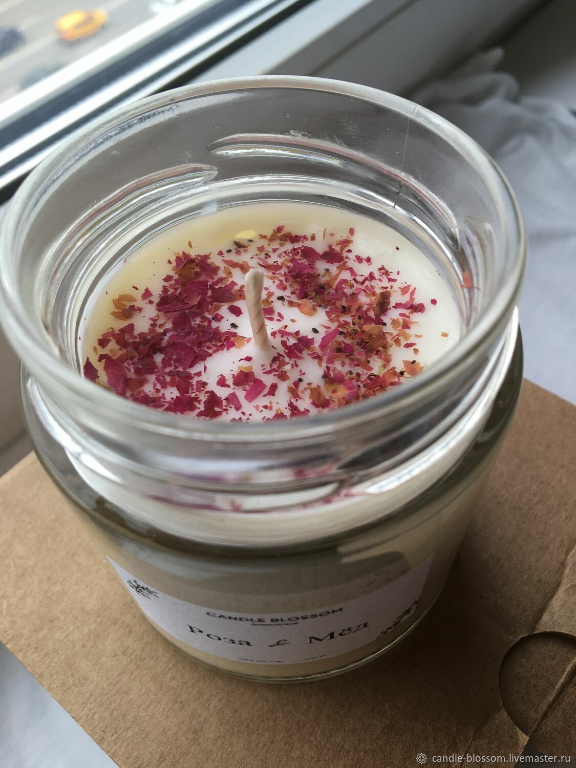 Свечи: Ароматическая свеча "Роза и мед" на заказ в интернет-магазине ...