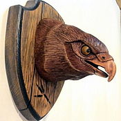 Русский стиль handmade. Livemaster - original item "Falcon" - the wooden panel. Handmade.