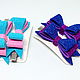 Children's hairpins made of shiny foamiran ' Bows 2'. Hairpins. Poslednii shtrih. Online shopping on My Livemaster.  Фото №2