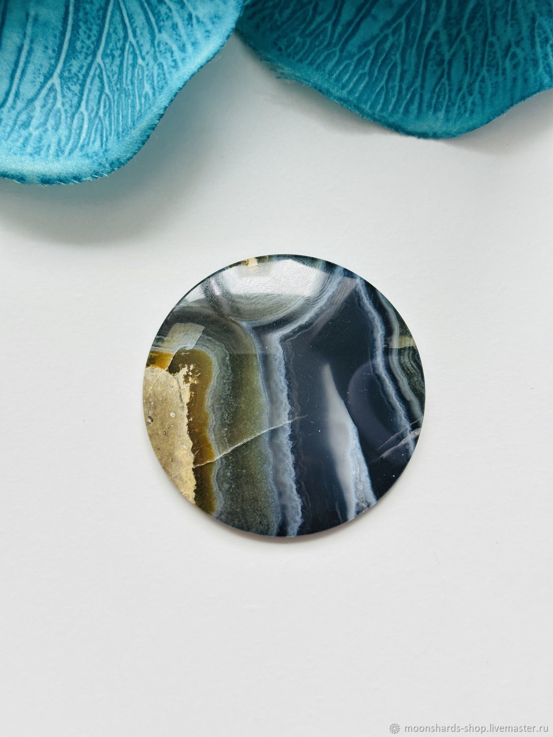 Кабошон Агат 50Х50Х7 мм купить в интернет-магазине Ярмарка Мастеров по ...
