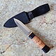 Knife dagger 'Highlander-1' 95h18 birch bark hornbeam, Knives, Vorsma,  Фото №1