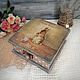 Шкатулка для хранения декупаж Peter Rabbit. Шкатулки. Алла Юрийчук     Уюта  Вашему дому. Ярмарка Мастеров.  Фото №6