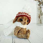 Куклы и игрушки handmade. Livemaster - original item Baby rabbit 11 cm. Handmade.