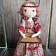 Текстильная кукла "Гуслярша", Народные сувениры, Саранск,  Фото №1
