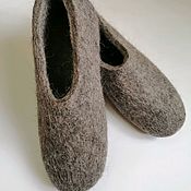 Обувь ручной работы handmade. Livemaster - original item Samovolka Slippers handmade of natural sheep wool.. Handmade.