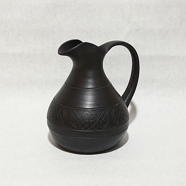 Посуда ручной работы. Ярмарка Мастеров - ручная работа Кувшин с орнаментом. Handmade.