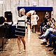 Blue and gold turtleneck dress, Dresses, Moscow,  Фото №1